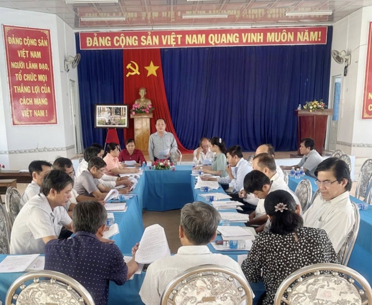 Mặt trận tổ quốc Việt Nam xã Phước Long tổ chức Hội nghị triển khai kế hoạch Đại hội Đại biểu UBMTTQVN xã khóa XIII, nhiệm kỳ 2025-2030