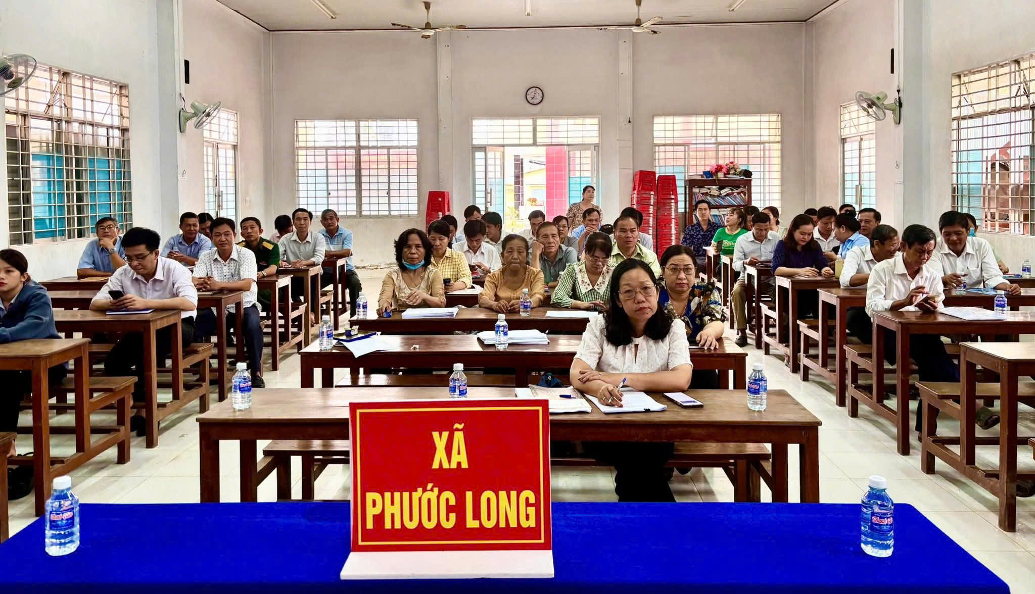 XÃ PHƯỚC LONG THAM DỰ HỘI NGHỊ TRỰC TUYẾN TOÀN QUỐC TẬP HUẤN PHẦN MỀM PHỤC VỤ CÔNG TÁC BẦU CỬ