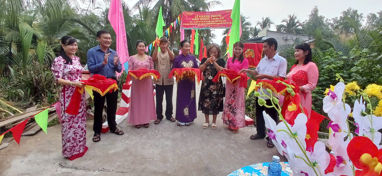 Phước Long tổ chức khánh thành cầu Nhân Tâm 12
 ấp Long Thị,  xã Phước Long 
